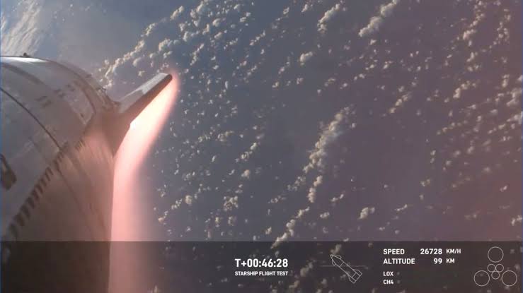 SpaceX’s Starship reaches new heights in test flight but lost on reentry.
