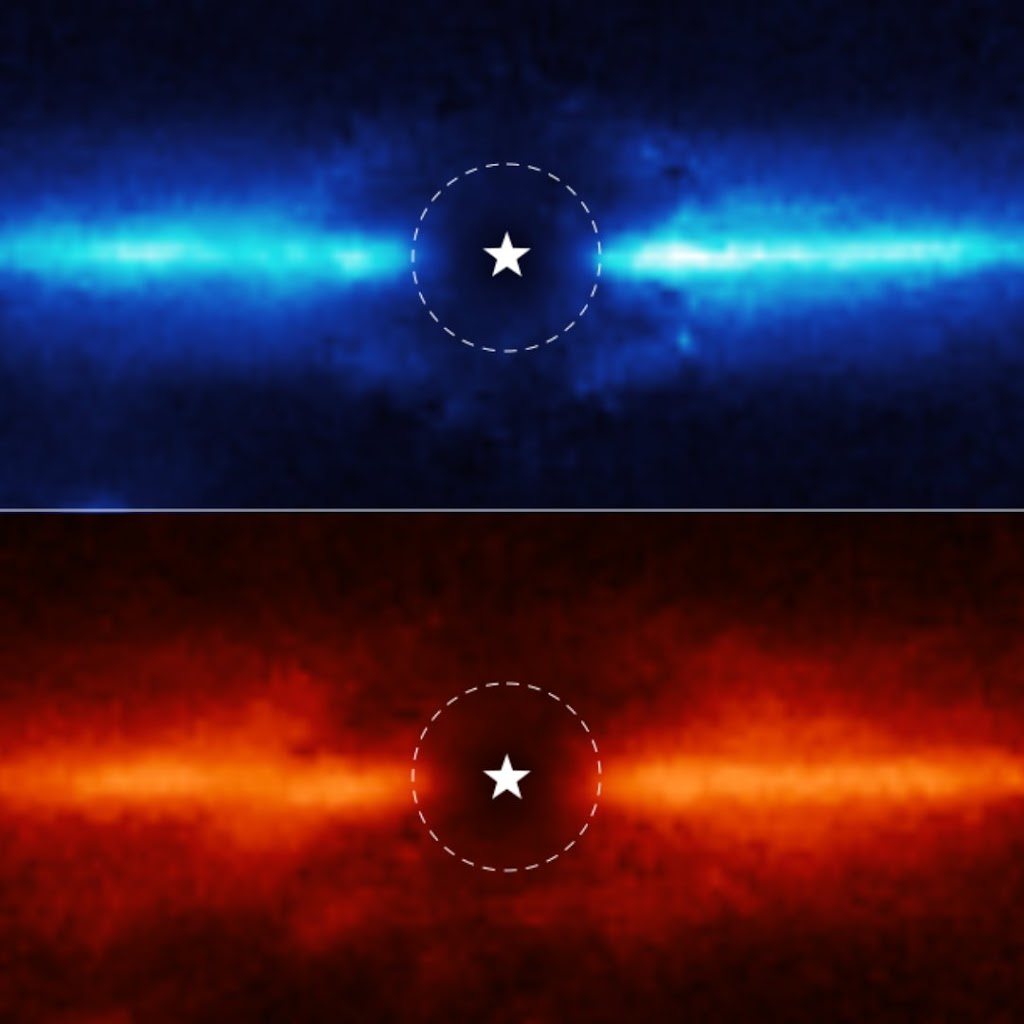 NASA’s James Webb Telescope Captures Dust Disk Around Nearby Red Dwarf Star.